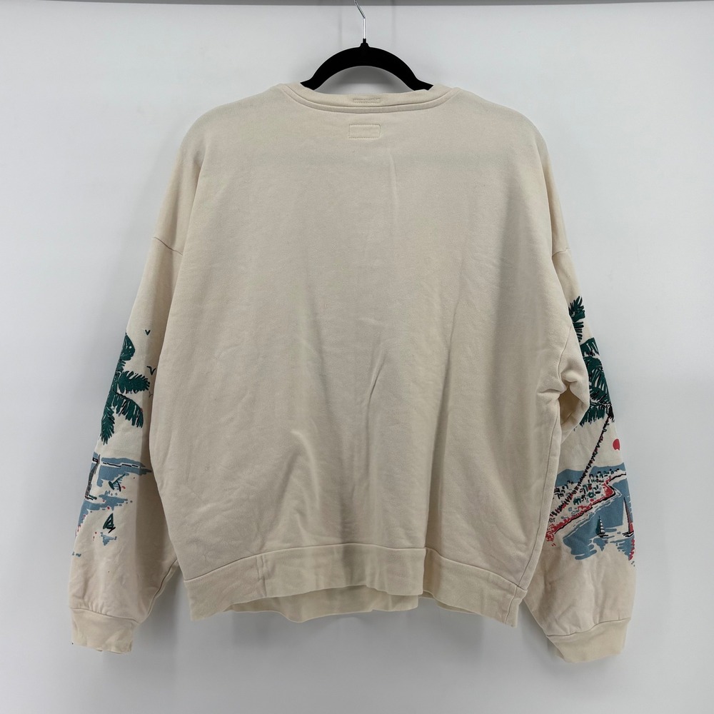 Vintage-Inspired California Graphic Sweatshirt - Cream - Picture 3 of 10